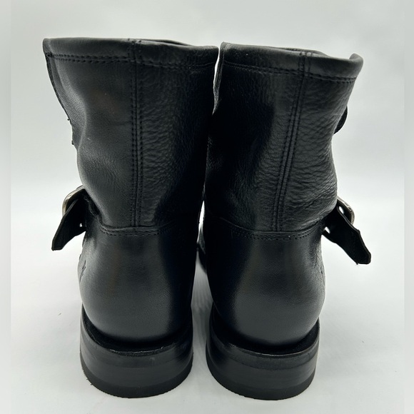 Frye Veronica Bootie Black Leather Ankle Boots Women’s Size 6.5 New With Box - Picture 6 of 9